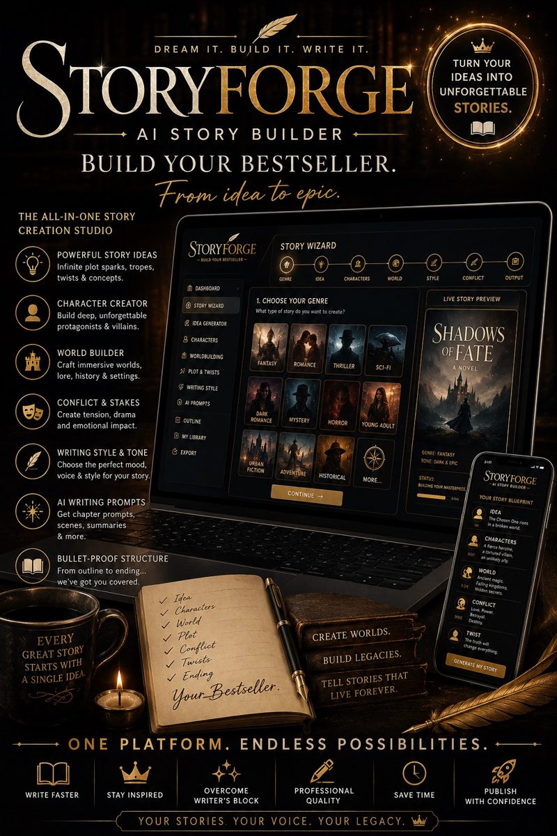 StoryForge app preview
